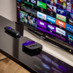 Comparison visual of Roku and Fire TV Stick devices for IPTV streaming