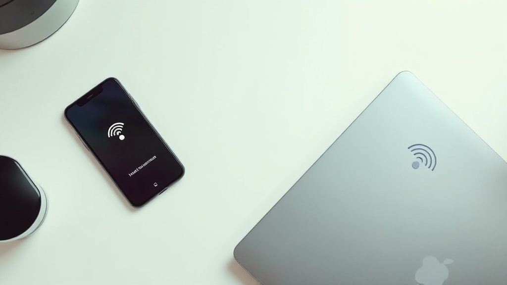 Multiple smart devices connected smoothly to high speed network