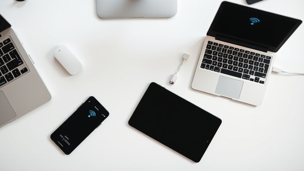 Multiple smart devices connected smoothly to high speed network