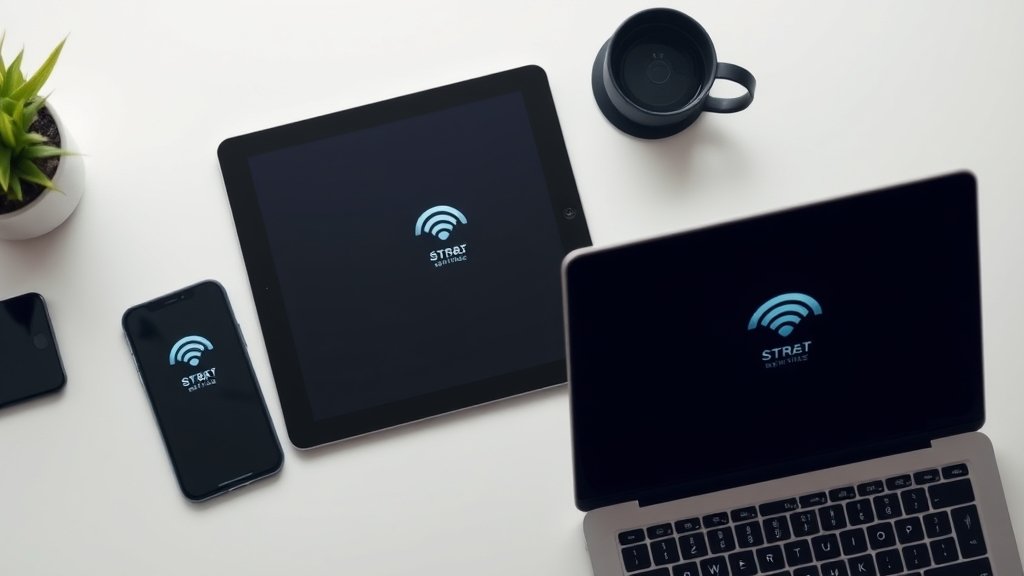 Multiple smart devices connected smoothly to high speed network