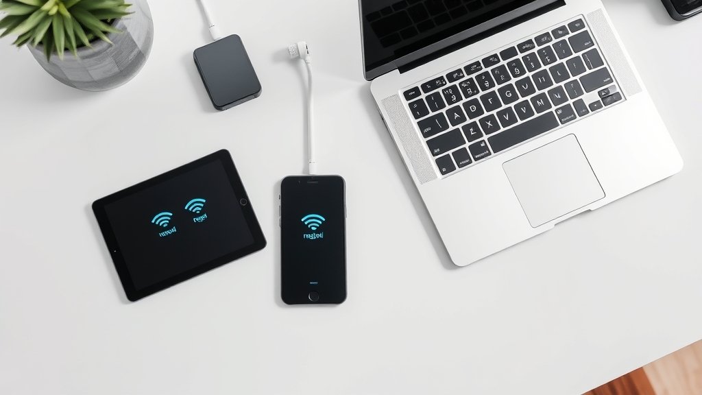 Multiple smart devices connected smoothly to high speed network