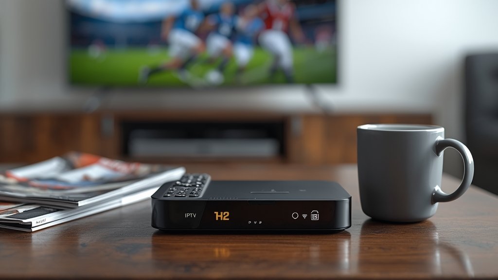 IPTV box and remote control for enhanced sports streaming