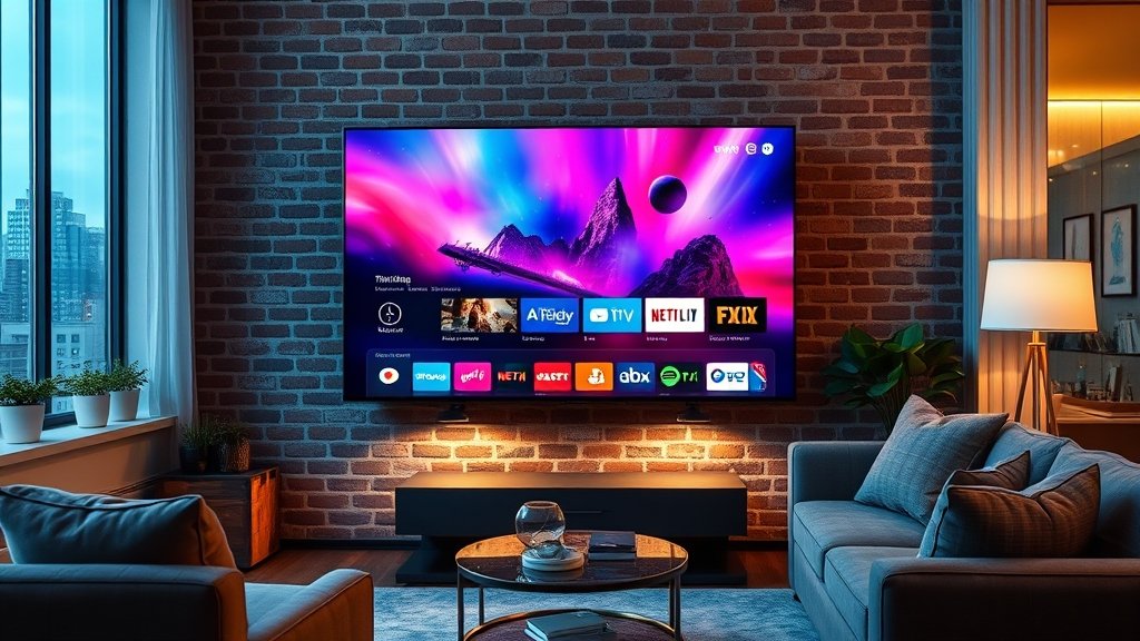 Is IPTV Legal in USA 2026? Honest Guide - USA iptv Stream Premium fast streaming service on smart TV in New York City apartment